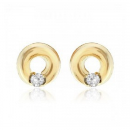 Cercei-copii-cu-protectie-aur-galben-14K-Cerculete-cu-diamant- [1]
