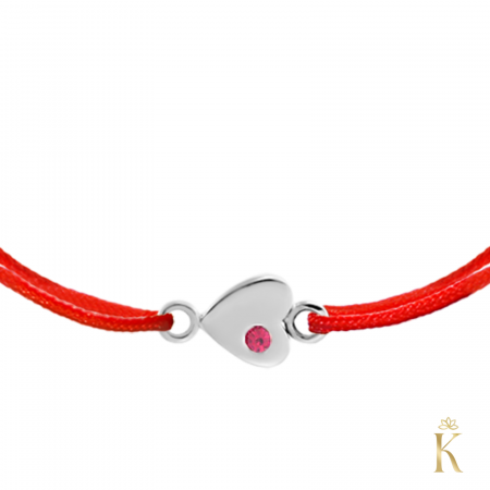 Bratara-bebe-aur-alb-rubin-snur-rosu-Inimi-rubin [1]