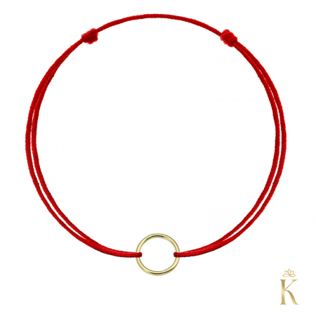 Bratara-snur-rosu-cerc-aur-galben [0]