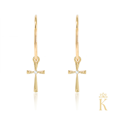 Tortite-aur-galben-Cruciulita-cu-zirconia-Kalini [0]