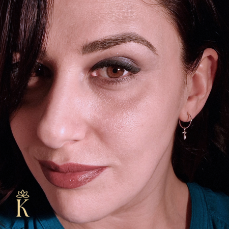 Cercei-aur-adolescente-dama-tortite-cruce-cu-smarald-13mm-kalini [2]