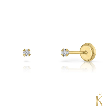 Cercei  bebelusi - Cercei-bebelusi-piercing-protectie-aur-mici-2mm