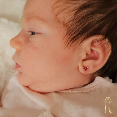 Cercei-bebelusi-din-aur-cu-Rubine-naturale-Kalini [3]