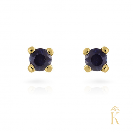 Cercei-bebelusi-piercing-cu-protectie-aur-14K-Safir-natural-Kalini [1]