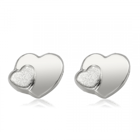 Cercei din aur cu protectie - cercei-cu-protectie-aur-alb-14k-doua-inimioare-5-mm
