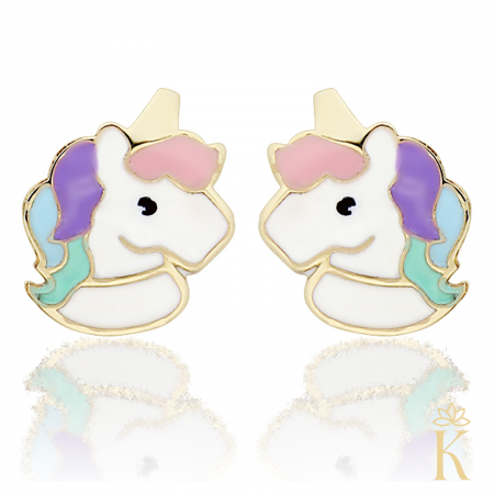 cercei-cu-protectie-aur-galben-18k-unicorni-multicolori [0]