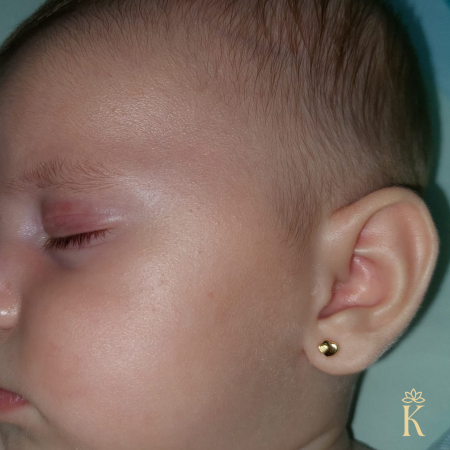 Cercei-cu-protectie-pentru-copii-Doua-Inimioare-aur-galben-14K-Kalini [2]