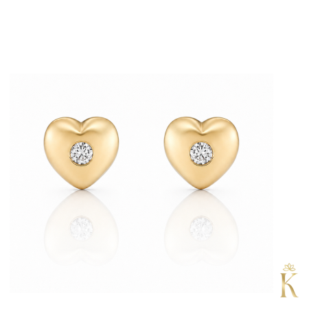 Cercei-copii-cu-protectie-aur-galben-14K-Kalini-Inimioare-cu-diamant-4mm [1]