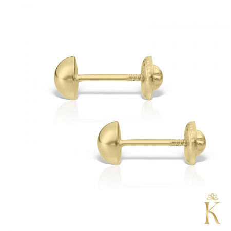 Cercei-cu-protectie-aur-galben-bebelusi-Semisfere [1]