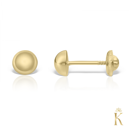 Cercei-cu-protectie-aur-galben-bebelusi-Semisfere [2]