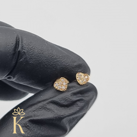 Cercei-protectie-copii-Kalini-aur-galben-18K-Inimioare-4,5mm-pietricele-zirconia [2]