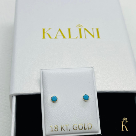 Cercei-bebe-aur-18K-Piatra-Turcoaz [2]