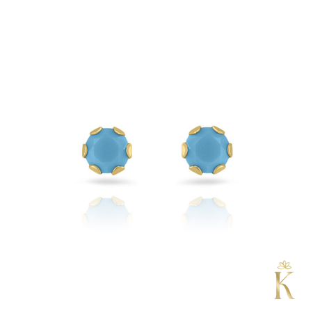 Cercei-bebe-aur-18K-Piatra-Turcoaz [1]