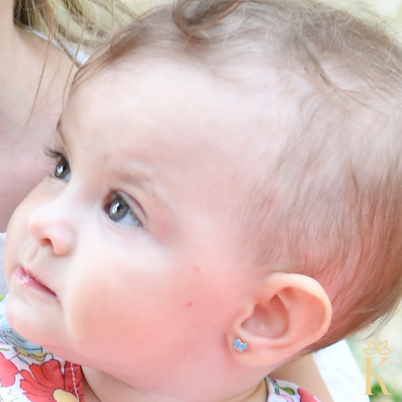 Cercei-copii-cu-protectie-aur-galben-9K-Kalini-Fluturasi-albastri [2]