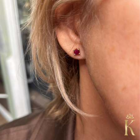 Cercei-aur-cu-protectie-Piatra-Rubin-natural-mare-Kalini [1]