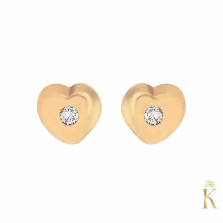 Cercei-nounascut-aur-roz-cu-protectie-Inimioare-cu-diamant-Kalini [1]