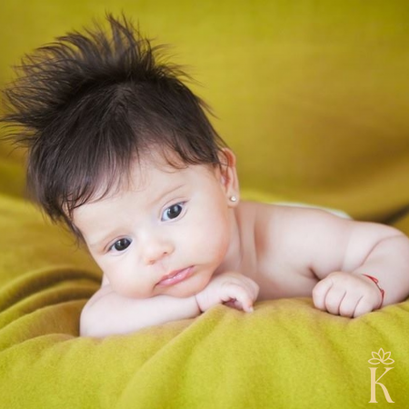 Cercei-nounascut-aur-roz-cu-protectie-Inimioare-cu-diamant-Kalini [2]