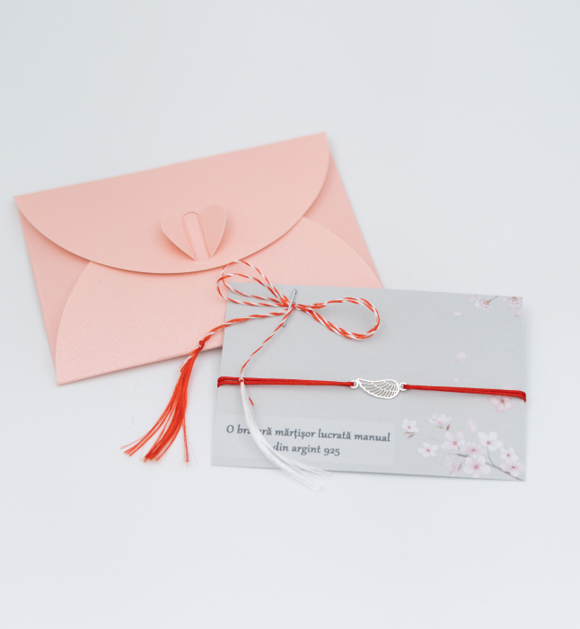 Bratara Martisor din argint  - Aripa de inger [2]