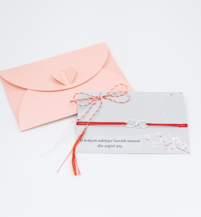 Bratara Martisor din argint - Infinity Love [2]