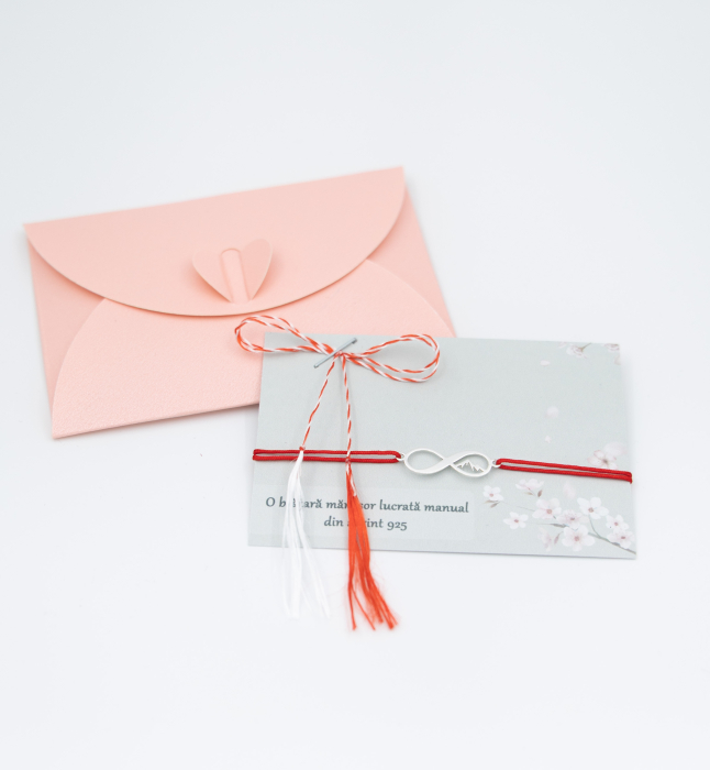 Bratara Martisor din argint - Infinity Mountain [2]