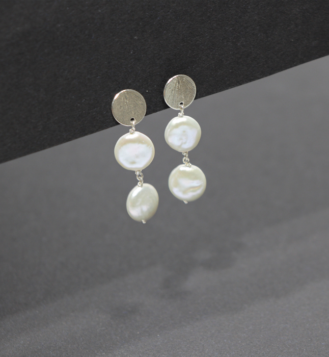 Cercei din argint  - Lady Pearl [1]