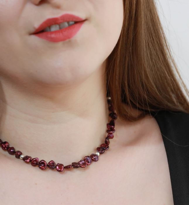 Colier de perle din argint  - Valeria [2]