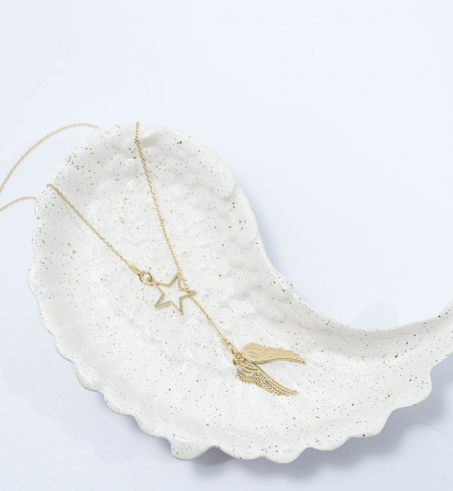Colier din argint - Angel Star Gold [1]