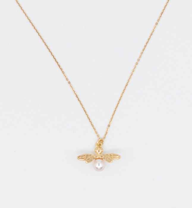 Colier din argint Pearl Bee [2]