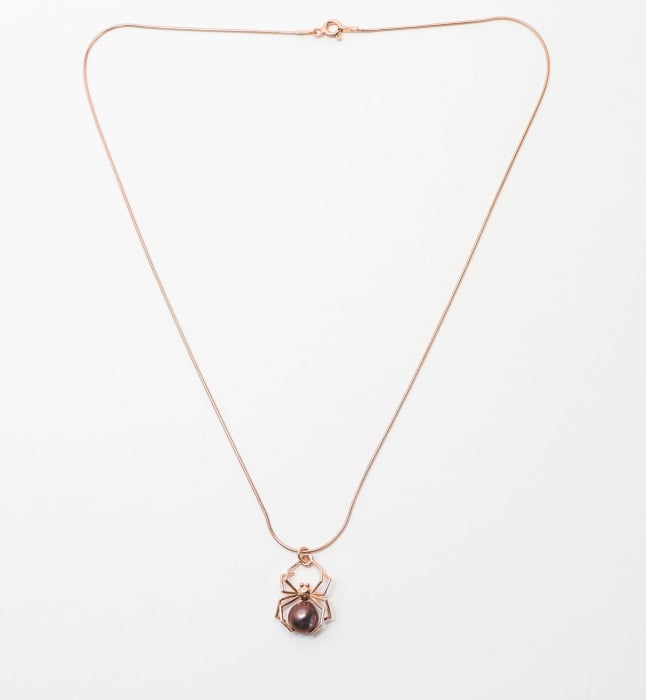 Colier din argint Pink Spyder Pearl [2]