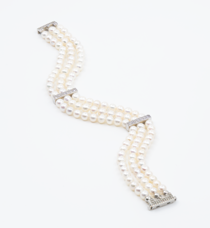 Bratari - Bratara din argint cu perle naturale - Afrodita