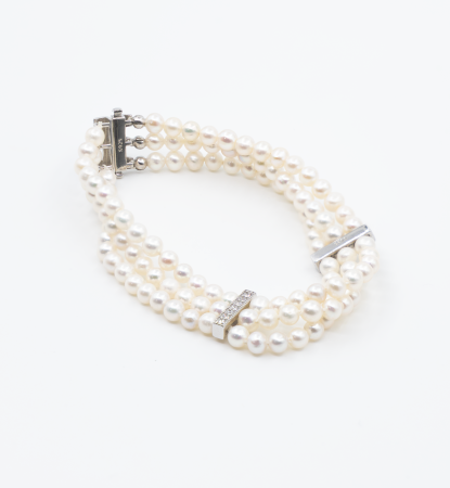 Bratara din argint cu perle naturale - Afrodita [2]
