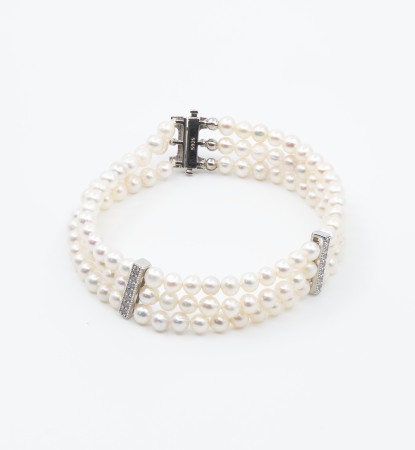 Bratara din argint cu perle naturale - Afrodita [1]