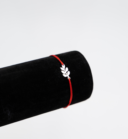 Martisor - Bratara Martisor din argint - Frunza