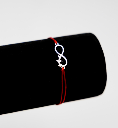 Martisor - Bratara Martisor din argint - Infinity bird