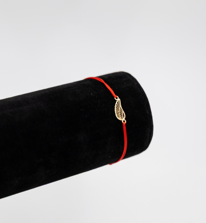 Martisor - Bratara Martisor din argint placat cu aur - Aripa de inger