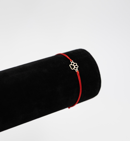 Martisor - Bratara Martisor din argint placat cu aur - My dog