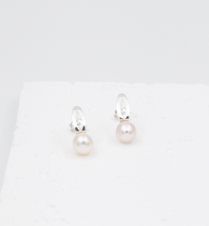 Cercei din argint  -  White Bride [1]