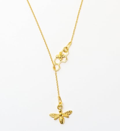 Coliere - Colier Bee & Honeycomb