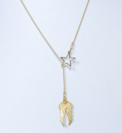 Colier din argint - Angel Star Gold [1]