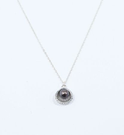 Coliere - Colier din argint Black Pearl Shell