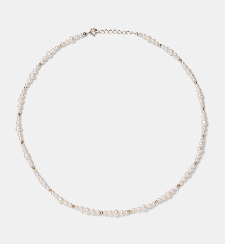 Coliere din argint si Perle Naturale - Colier din argint cu perle naturale  -  Waves Pearls