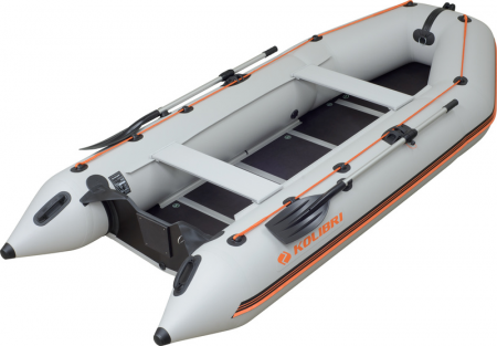 Barca KM-360D + podina rigidă tego, întarită cu profil de aluminiu [0]