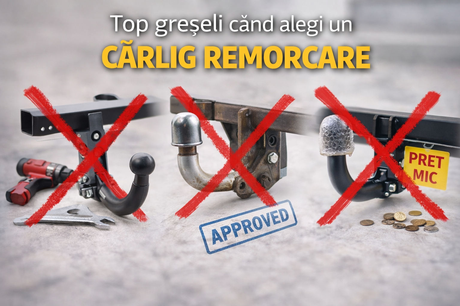 Top greșeli când alegi un cârlig remorcare