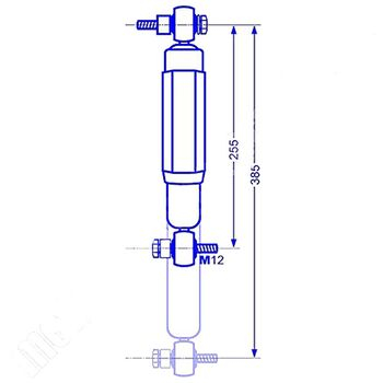 Amortizor osie remorca sarcina 900 - 1600 kg AL-KO [2]