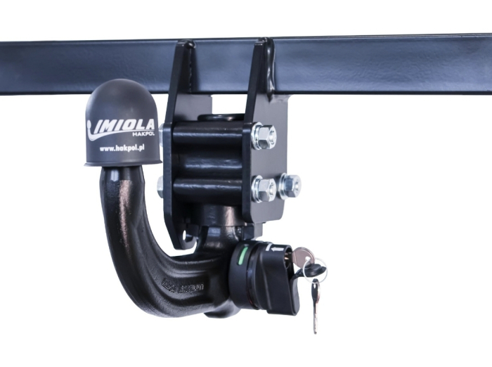 Cârlig de remorcare automat vertical cu cheie Hakpol pentru Audi A6 Combi C7 (2011 - 2018), cod produs A/A19 [5]