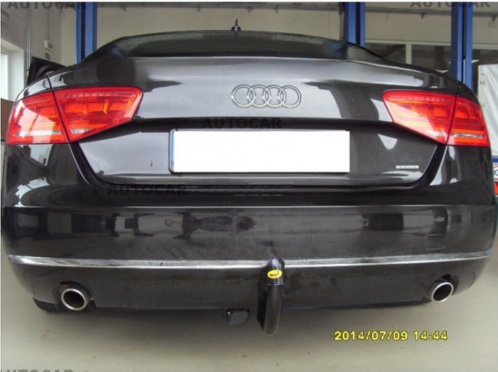 Carlig remorcare Audi A8 4H 2010 - 2017 vertical cu cheie marca Autohak [7]
