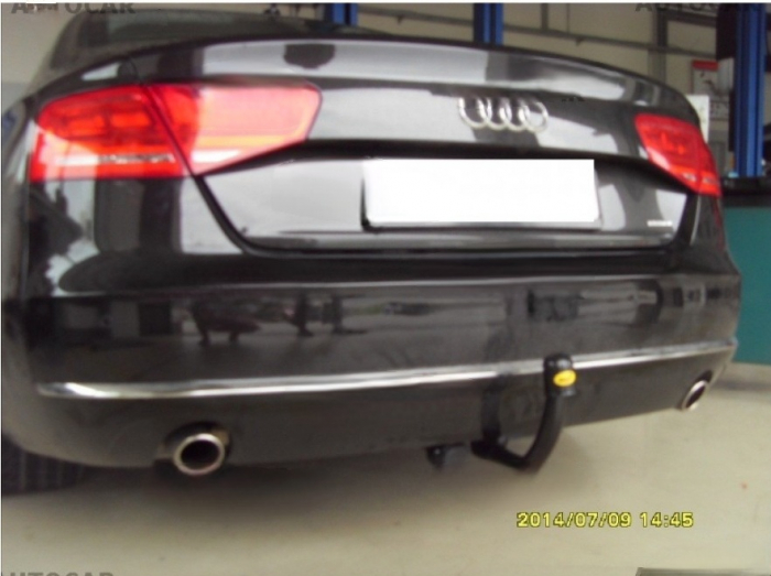 Carlig remorcare Audi A8 4H 2010 - 2017 vertical cu cheie marca Autohak [6]