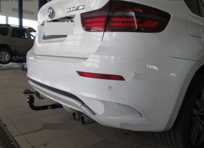 Carlig remorcare BMW X6 E71 F16 2007 - 2020 vertical cu cheie marca Autohak [4]