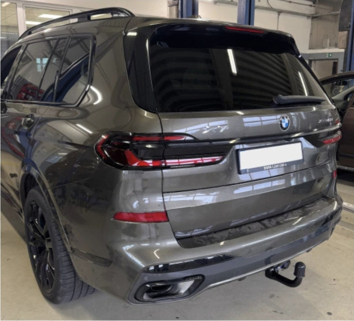 Cârlig Remorcare Auto-Hak Automat BMW X7 G07 2019 - Prezent SUV M Pakiet Sferă Demontabilă Verticală cu Cheie Cod Produs B 33V Omologare Europeană [7]