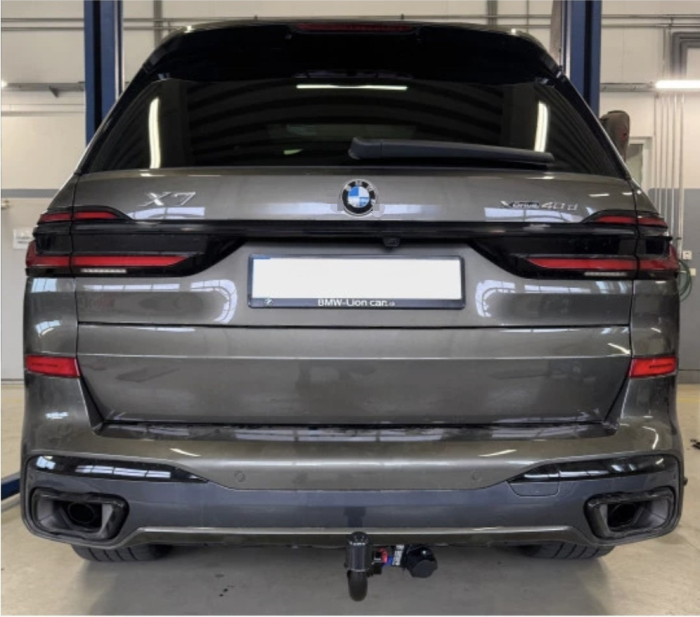Cârlig Remorcare Auto-Hak Automat BMW X7 G07 2019 - Prezent SUV M Pakiet Sferă Demontabilă Verticală cu Cheie Cod Produs B 33V Omologare Europeană [8]